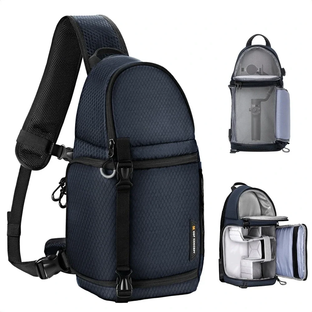 Camera Shoulder Sling Bag K&F Concept DSLR Mirrorless Canon Nikon Sony‎ Fuji DJI